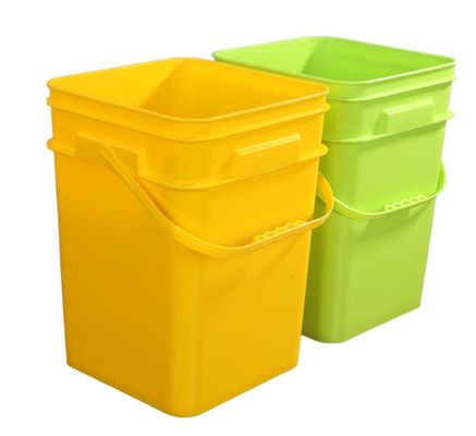5L-20L Pail Square Plastic Bucket with Customized Printing and Polypropylene Material