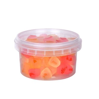 500ml Clear or Colour Customize Plastic Bucket Pail for All Kind Food at Affordable