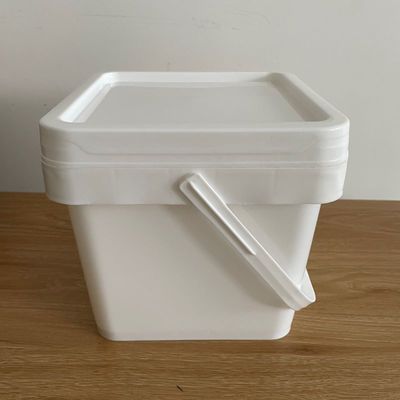 Polypropylene Handle Plastic Square Pail 4L 5L 6L 8L 10L for Transporting Drinks