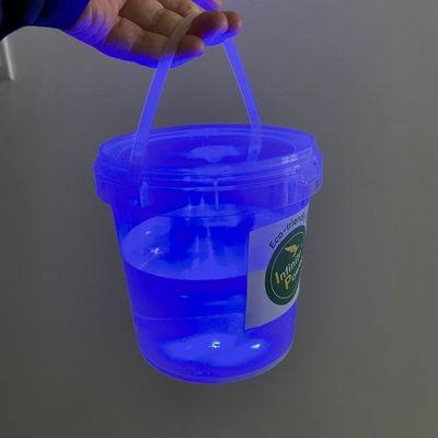 Barrel Plastic Bucket Clear Pail 1L 2L 3L 4L 5L Printing Silk screem/Heat transfer/IML