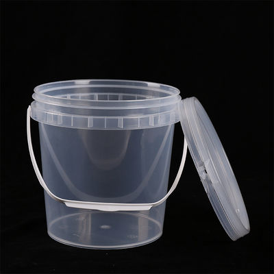 LOGO Printed Square PP Plastic Pail Mini Bucket for Buckets Lids and Handles