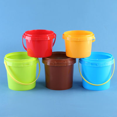 1.0 to 2.5 MM Thickness Plastic Pail With Lids And Handles For Customized Packaging