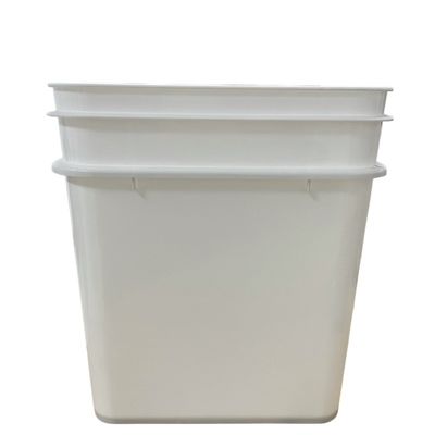 8L/10L/3 Gallon Printed HDPE Square Plastic Bucket with Cover Thickness HDPE Printed