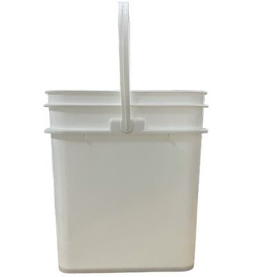 1L/2L/3L/4L/5L Storage Pucket Durable and Versatile Polypropylene Square Pail with Cover