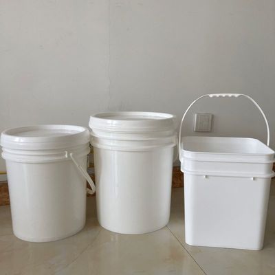 Transparent 1-20L Plastic Bucket with Easy Open Lid Thickness 1.0-2.5 MM Easy to Open