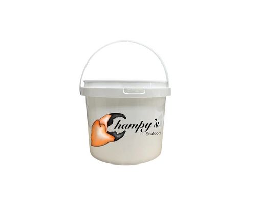 Polypropylene/HDPE 1 Gallon Plastic Container with Lid Sturdy and Durable Design
