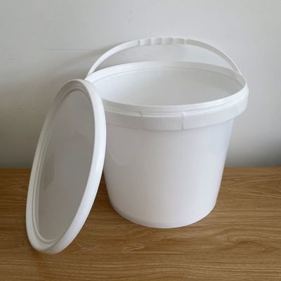Polypropylene/HDPE 1 Gallon Plastic Container with Lid Sturdy and Durable Design