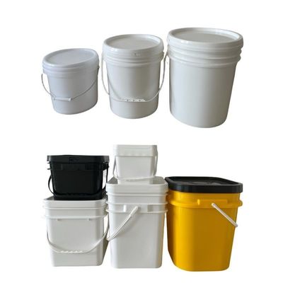 Square Plastic Bucket 1L/2L/3L/4L/5L Rectangle Plastic Pail with Lid