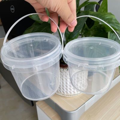 Thick 1.0 to 2.5 MM Plastic Bucket for Laundry Detergent Sturdy and Practical Design