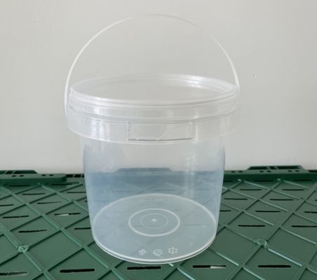 Industrial Customization 300ml 500ml 750ml 1L Clear Plastic Buckets with Lid and Lid