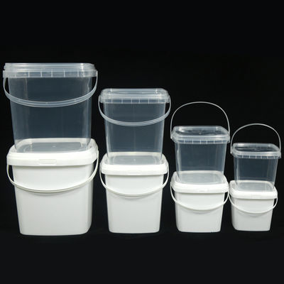 1L 2L 3L 5L 6L 10L 15L 20L 25L Plastic Buckets With Handle in Thickness 1.0 to 2.5 MM