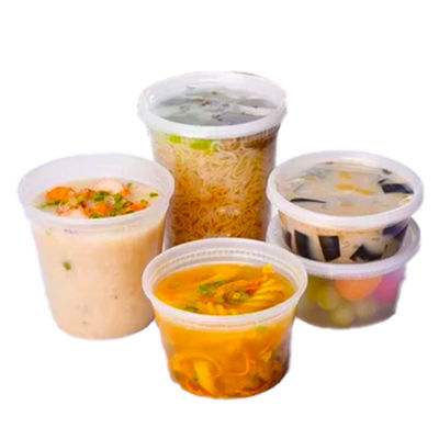 1.0 to 2.5 MM Thickness Plastic Round Color Clear White Bucket with Lid and Versatile