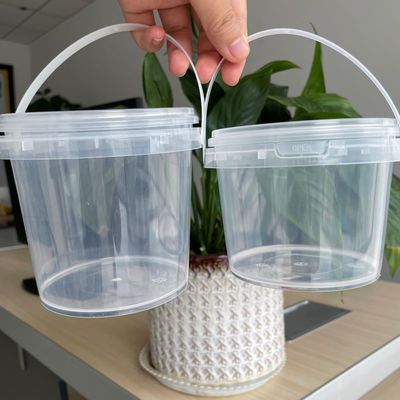 Silk Screen/Heat Transfer/IML Printing PP Bucket with Lid Versatile and Practical