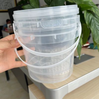 Silk Screen/Heat Transfer/IML Printing PP Bucket with Lid Versatile and Practical