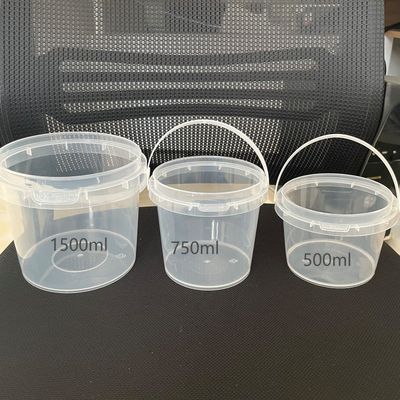 Silk Screen/Heat Transfer/IML Printing PP Bucket with Lid Versatile and Practical