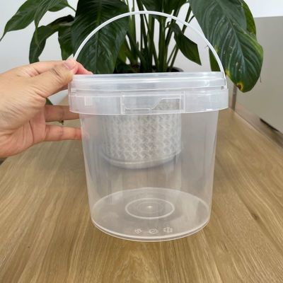 Silk Screen/Heat Transfer/IML Printing PP Bucket with Lid Versatile and Practical