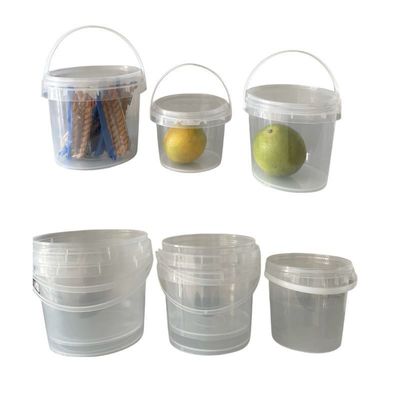 Round or Square Containers with Food Grade Easy-Opening Plastic Tubs and Lid