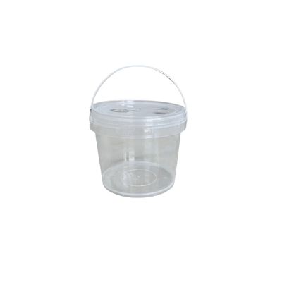 Food Grade Plastic Container For Ice Cream Candy With Lid 200ml 300ml 500mL 750ml 1L