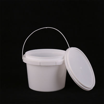 Silk Screen/Heat Transfer/IML Printing Plastic Bucket with Lid 500ml Food Bucket 1.0-2.5mm Thickness