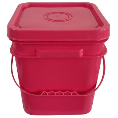 20L Square Plastic Container with GAP/ISO/FDA Certification and Customizable Design