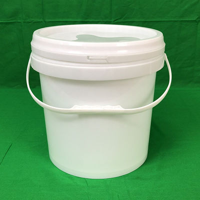 1.0 to 2.5 MM Thickness 10KG PP Plastic Paint Bucket with Cover GAP/ISO/FDA Certified