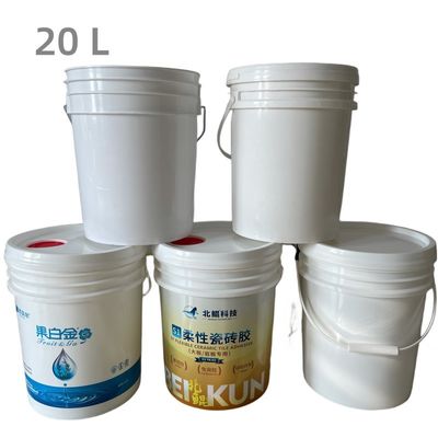 1L 2L 3L 4L 5L 6L 8L 10L 15L 20L 25L Plastic Bucket with Air tight Lid and Printing IML