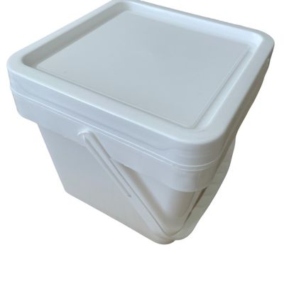 GAP/ISO/FDA Certified Plastic Pail with 4 Sides Printed Square Bucket
