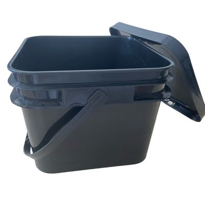 GAP/ISO/FDA Certified Plastic Pail with 4 Sides Printed Square Bucket