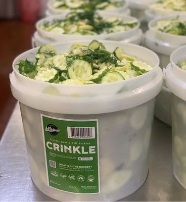 Tamper Proof Sealed Lid Plastic Bucket for Pickles and Butter Round Shape Container