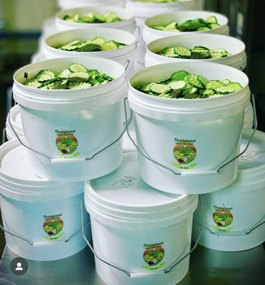 10KG Pickles Bucket with Lid Chemical Leak Proof Food Storage Container