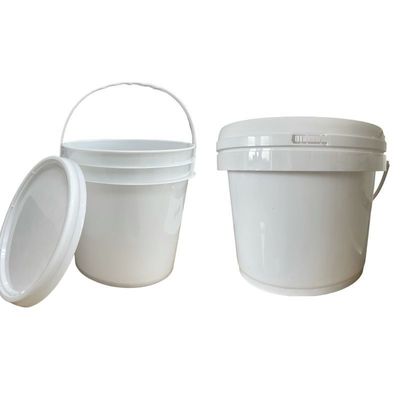 Black Plastic Paint Bucket with Lid 5L 8L 10L 15L Durable and GAP/ISO/FDA Certified