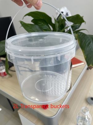 Chemical 1L-5L Clear Bucket Popcorn Bucket with GAP/ISO/FDA Certificate