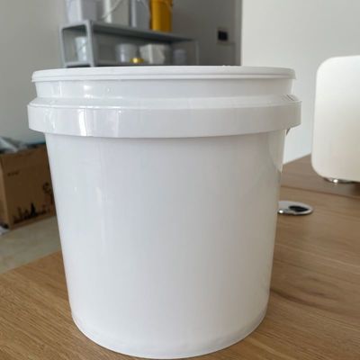 Printing Method Silk Screen/Heat Transfer/IML Plastic Pail with Cover Transparent