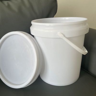 Printing Method Silk Screen/Heat Transfer/IML Plastic Pail with Cover Transparent