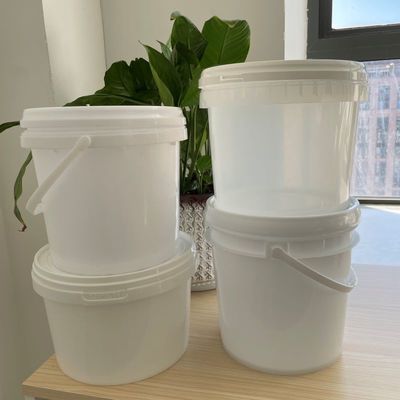 Chemical 4L Plastic Bucket with Lid and Handle Plastic Container