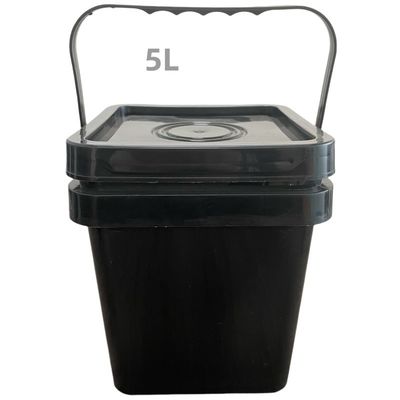 Directly Supply 1.0 to 2.5 MM Thickness Feed Seed Plastic Pail Square Bucket for Tool