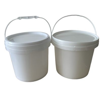 Customize Logo Yellow HDPE 1 Gallon Plastic Bucket for Ice Cream Packaging