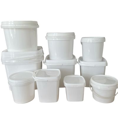 500ml Square Container Plastic Bucket with Lid Durable and Customizable Design