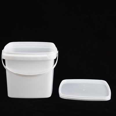 500ml Square Container Plastic Bucket with Lid Durable and Customizable Design