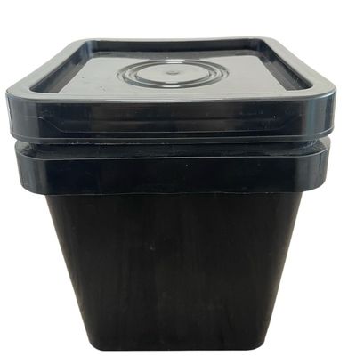 Square Plastic Bucket for Drink Packaging Full Sizes 5L 15L Thickness 1.0 to 2.5 MM