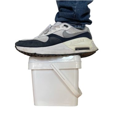 Industrial 4L Square Plastic Pail with Printed 1 Gallon Plastic Bucket IML Printing
