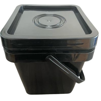 Square Plastic Pail Container for Minerals 3L to 20L Industrial Applications