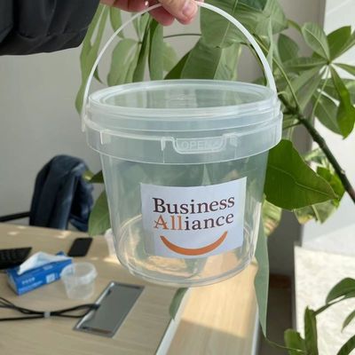 Polypropylene Various Sizes Plastic Bucket with Handle and Air tight LID Food Container Pail
