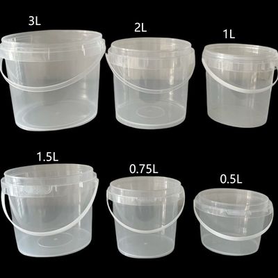 1L Clear Plastic Container With Air Tight Lid For Customized Storage and Organization