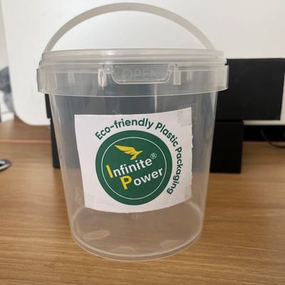 1L Clear Plastic Container With Air Tight Lid For Customized Storage and Organization