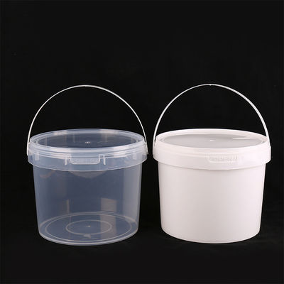 Custom Printed LOGO Pail 32oz 85Oz Drinking Popcorn Peanut butter Bucket with Accessories