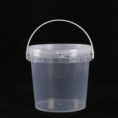 Customized PP Container Drink Bucket in Clear White Color for and Customized Needs
