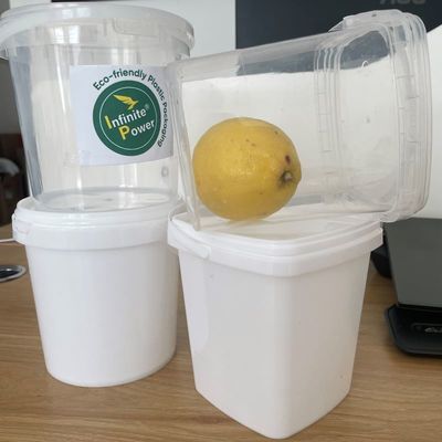 Customized PP Container Drink Bucket in Clear White Color for and Customized Needs