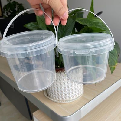 1L 2L 3L 5L 6L 8L 10L Food Grade Round or Square Plastic Bucket Container with Lid