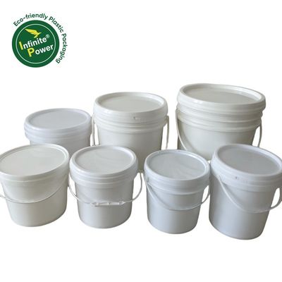 Infinite Power Plastic Bucket with Metal Handle 5L 8L 10L Certified by GAP/ISO/FDA